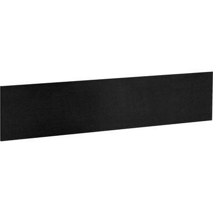 Lorell Essentials Hutch Tackboard: 16.50’’ x 68.63’’ Black Fabric Surface - Bulletin Boards