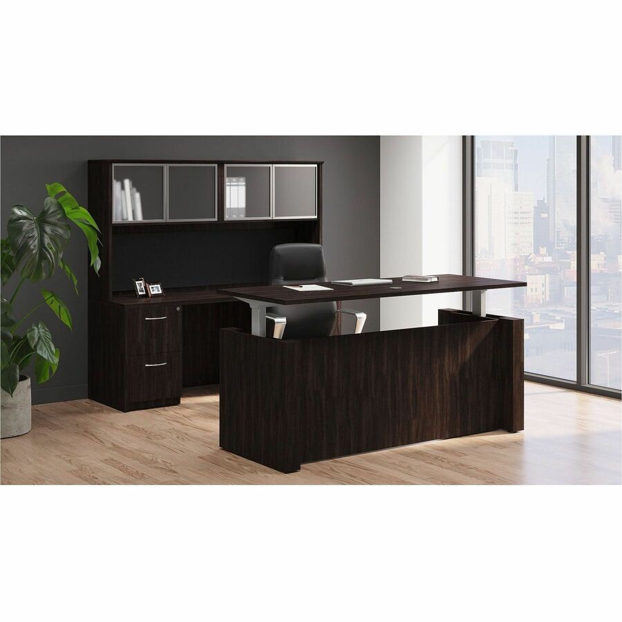 Lorell Essentials Series Hutch Tackboards - Alternate-Image1