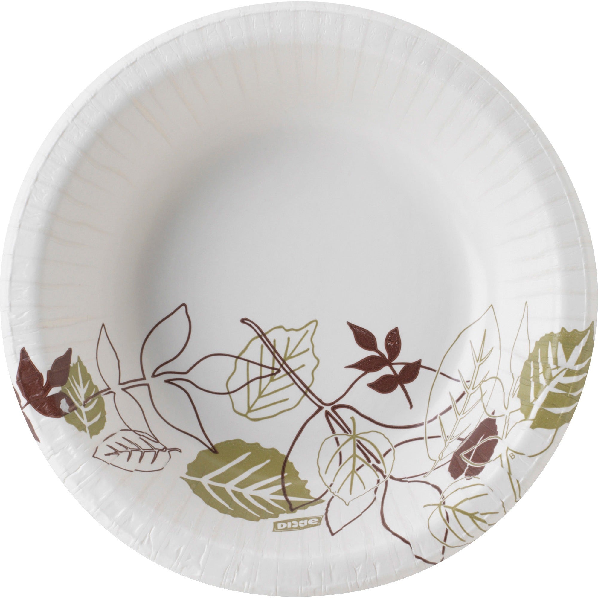 Dixie Ultra® Pathways 12 oz Heavyweight Paper Bowls by GP Pro - Microwave Safe - White - Paper Body - 125/Pack - 8 / Carton