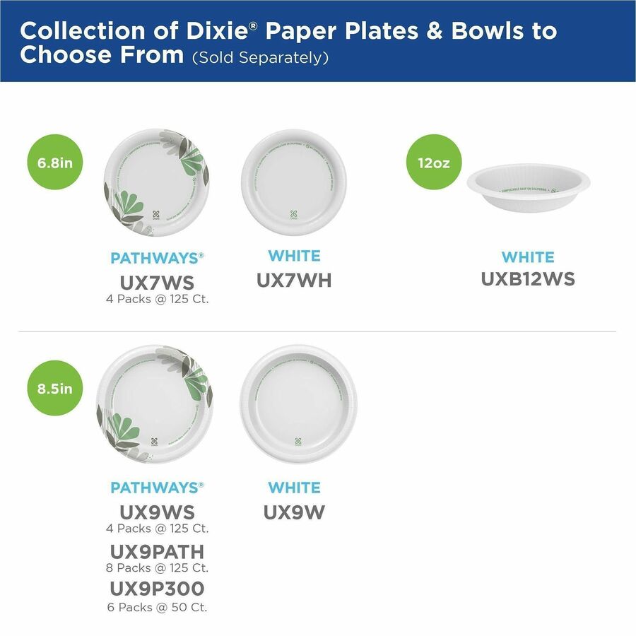 Dixie Foods Pathways Design Everyday Paper Plates - Alternate-Image9