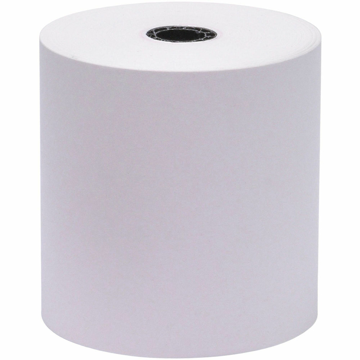Business Source 1-Ply Adding Machine Rolls - 3" x 165 ft - 13.80 lb Basis Weight - Sustainable Forestry Initiative (SFI) - Lint-free, End of Paper Indicator, Single Ply - White - 1 Roll