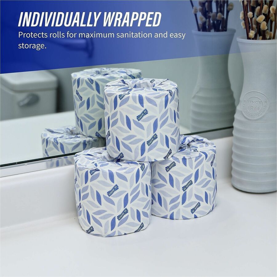 Genuine Joe Embossed Roll Bath Tissue - Alternate-Image7