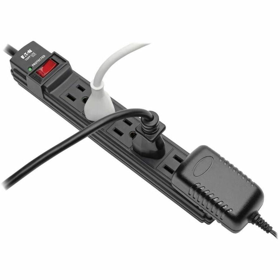 Tripp Lite series Protect It! TLP6B 6-Outlets Surge Suppressor - 6 x NEMA 5-15R - 1875 VA - 360 J - 125 V AC Input - 125 V AC Output - 6 ft