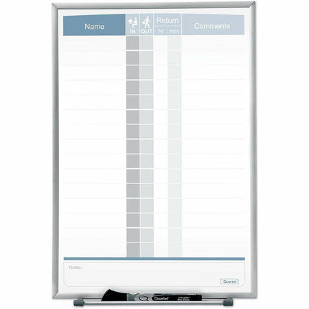 Quartet Matrix 15-employee In/Out Board - 2000