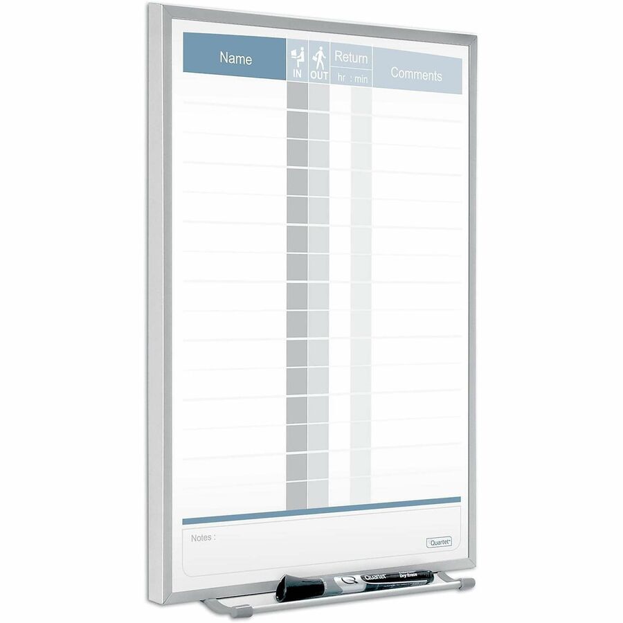 Quartet Matrix 15-employee In/Out Board - Right