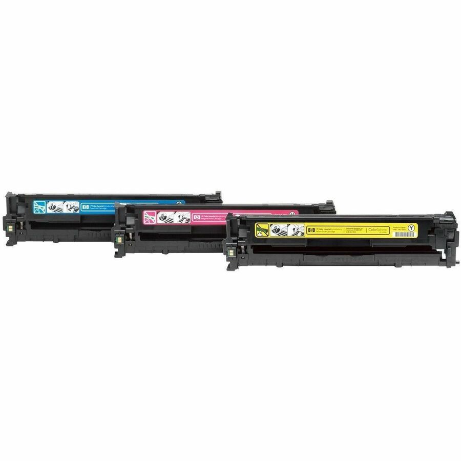HP 305A (CE412A) Original Standard Yield Laser Toner Cartridge - Single Pack - Yellow - 1 Each - Alternate-Image3