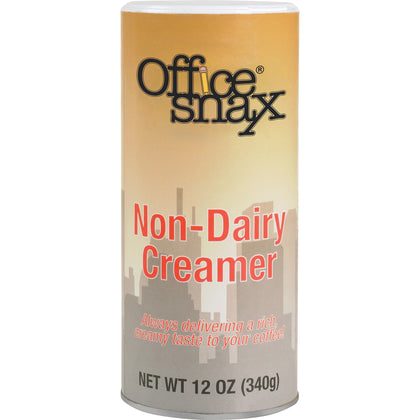 Office Snax Non-dairy Creamer Canister - Convenient 0.75 lb Size - Creamers
