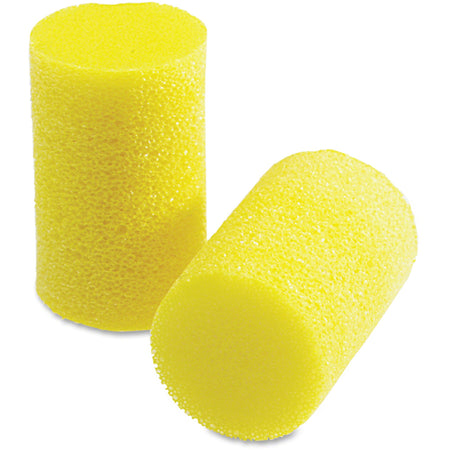 E-A-R Classic Uncorded Earplugs - Small - Noise Protection - Foam, Polyvinyl Chloride (PVC) - Yellow - Moisture Resistant, Non-flammable, Flame Resistant, Noise Reduction - 2/Pair - 200 / Box