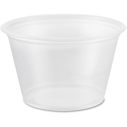 Dart Conex Complements 4 oz Portion Containers - 125/Pack - 20/Carton - Food Storage