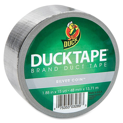 Duck Brand Chrome Color Duct Tape - 15 yd x 1.88’’ - Multi-Use Crafting