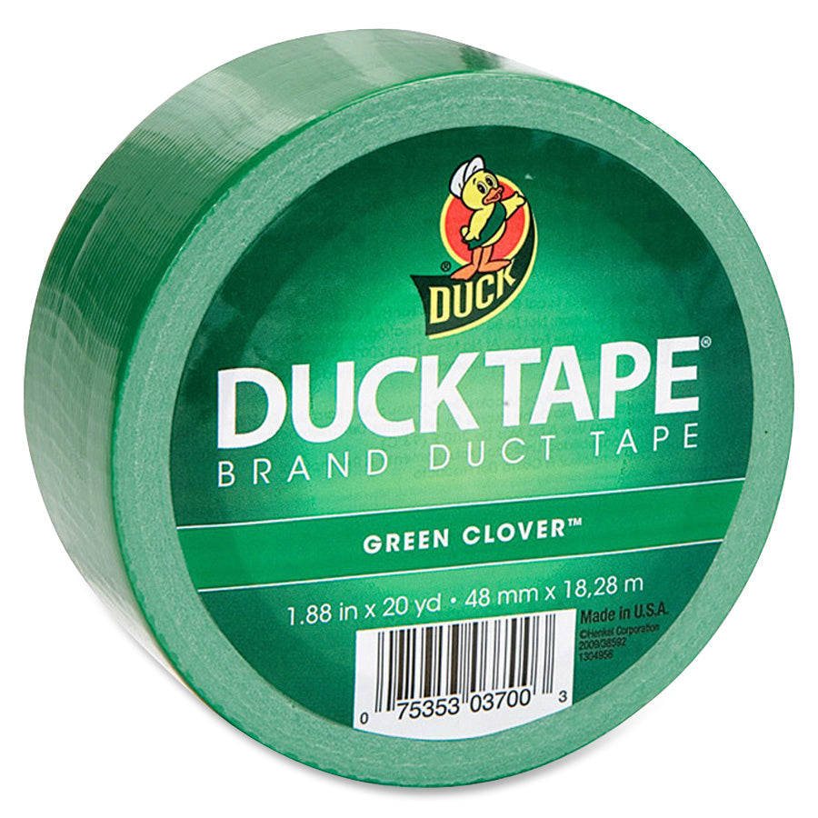 Duck Brand Brand Color Duct Tape - 20 yd Length x 1.88" Width - Green - For Repairing, Color Coding, Packing, Crafting - 1 Roll