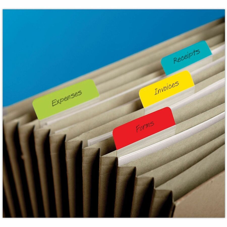 Post-it® Solid Colors Angled Filing Tabs - Alternate-Image1