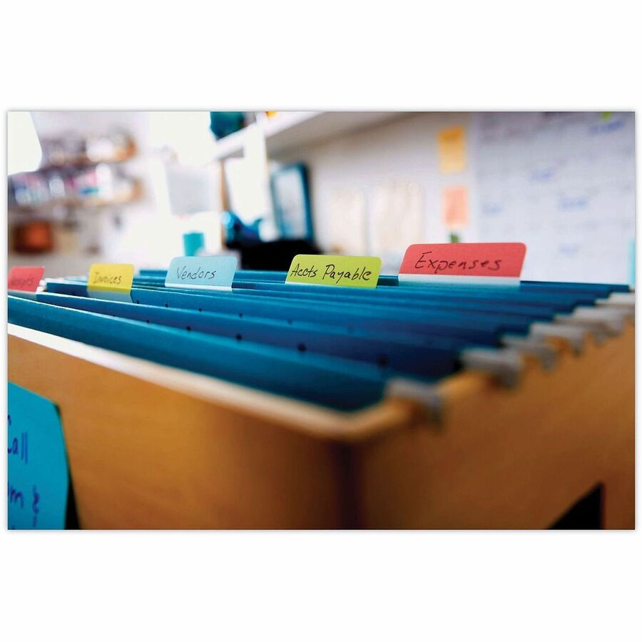 Post-it® Solid Colors Angled Filing Tabs - Alternate-Image5