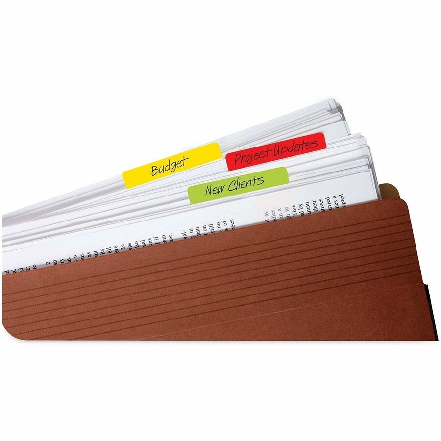 Post-it® Solid Colors Angled Filing Tabs - Alternate-Image7
