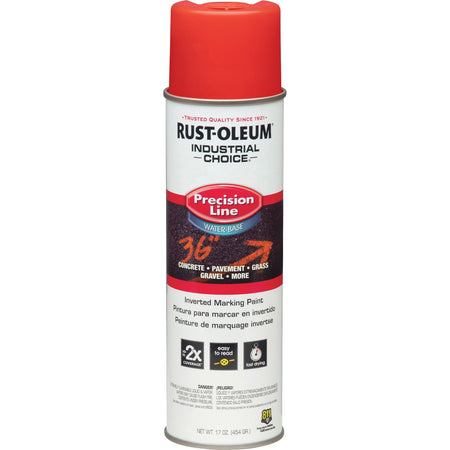 Rust-Oleum Industrial Choice Precision Line Marking Paint - 1 Color(s) - Safety Red - 17 fl oz - 1 Each