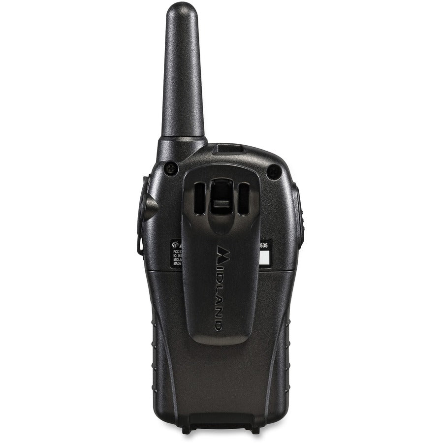Midland LXT535VP3 24-mile Range 2-Way - 22 Radio Channels - 22 GMRS - Upto 126720 ft - Auto Squelch, Keypad Lock, Silent Operation - Water Resistant - Camouflage, Mossy Oak - 2 / Each