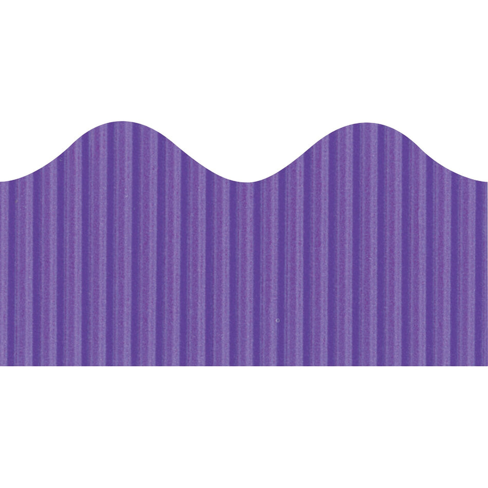 Bordette Decorative Border - Fade Resistant - 2.25" Width x 600" Length - Purple - 1 Roll