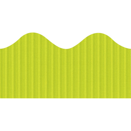 Bordette Decorative Border - Fade Resistant - 2.25" Width x 600" Length - Lime - 1 Roll
