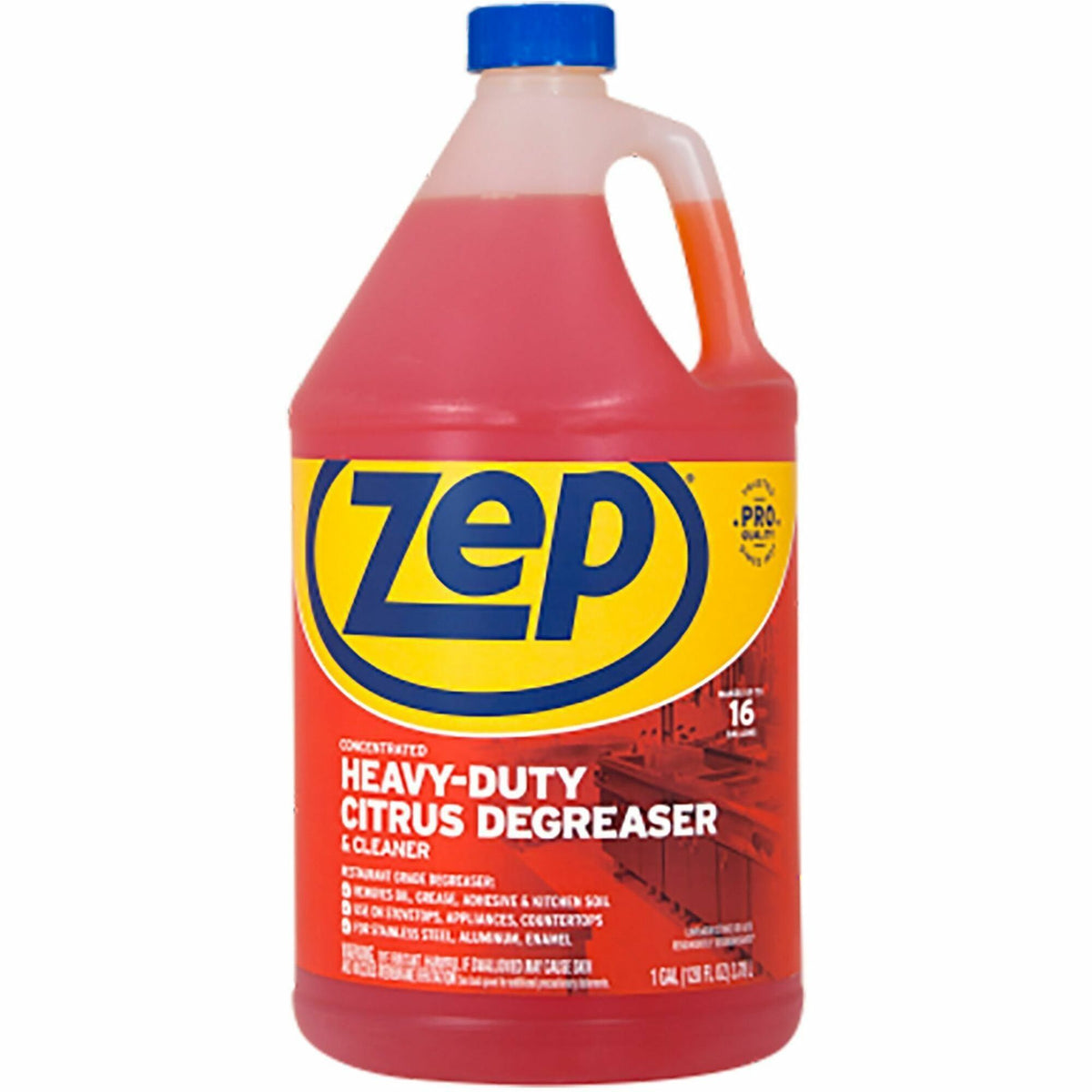 Zep Heavy-Duty Citrus Degreaser - Concentrate - 128 fl oz (4 quart) - Heavy Duty - Orange - 1 Each