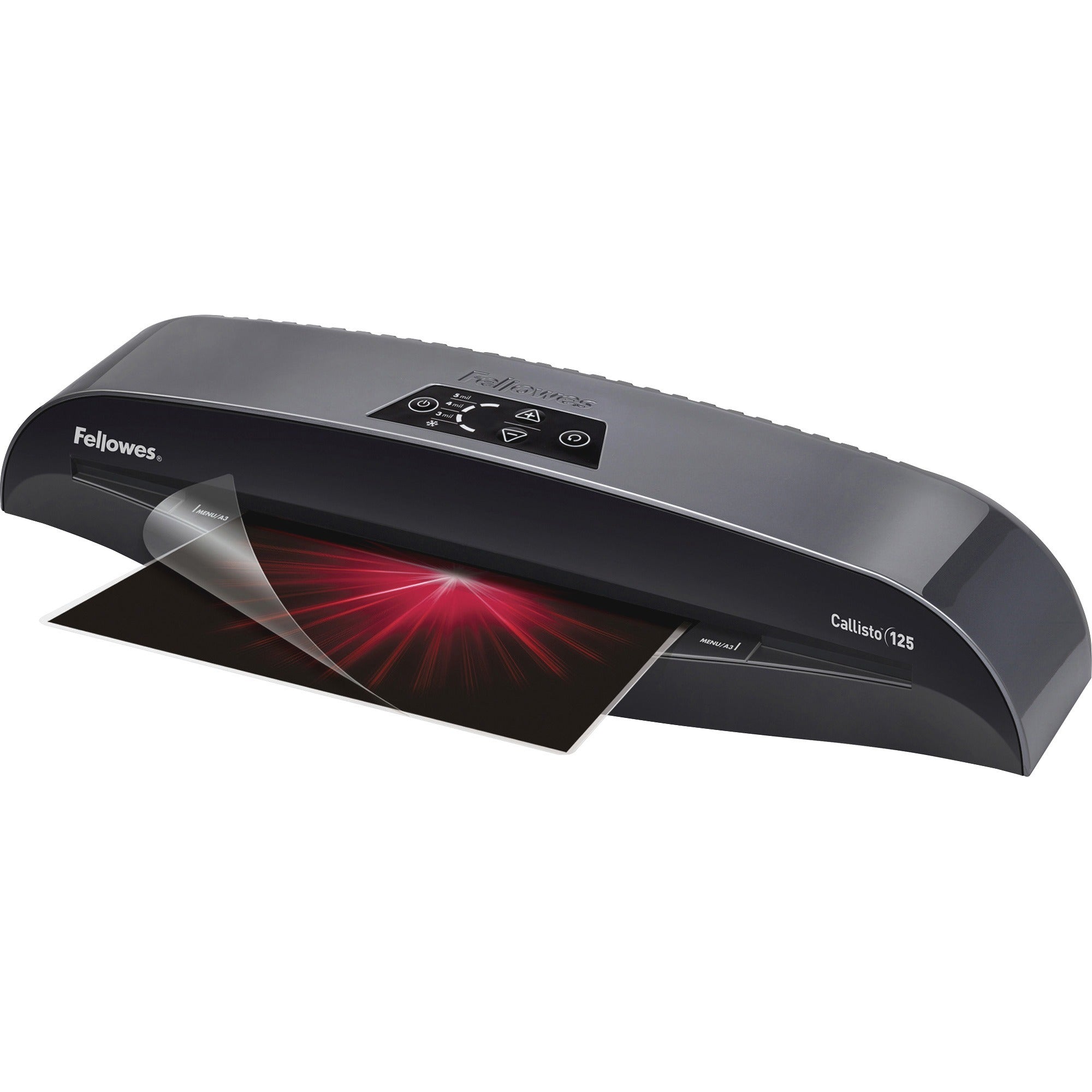 Fellowes Callisto 125 Laminator & Pouch Starter Kit - Pouch - 12.50" Lamination Width - 5 mil Lamination Thickness - 4.3" Height x 22.5" Width x 6.3" Depth