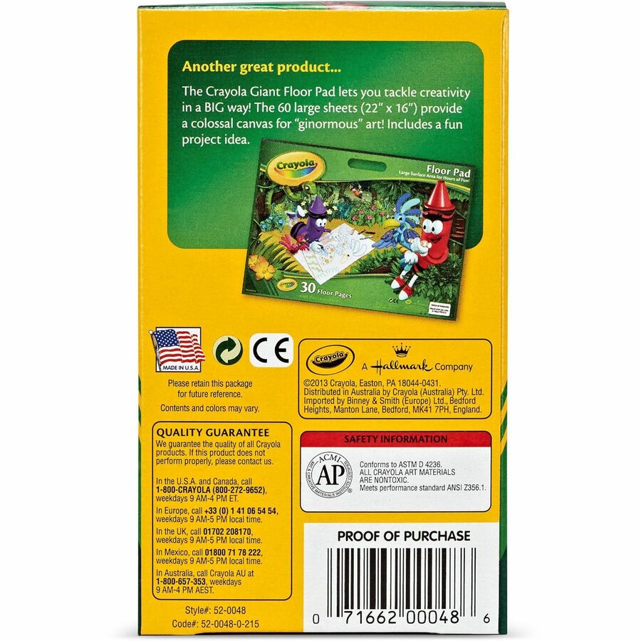 Crayola 48 Crayons - Rear