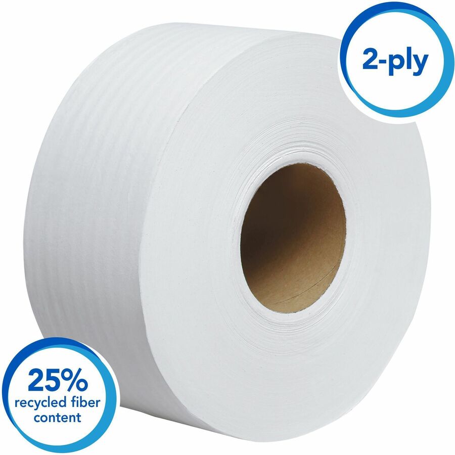 Scott Essential Extra Soft JRT Bathroom Tissue - Left
