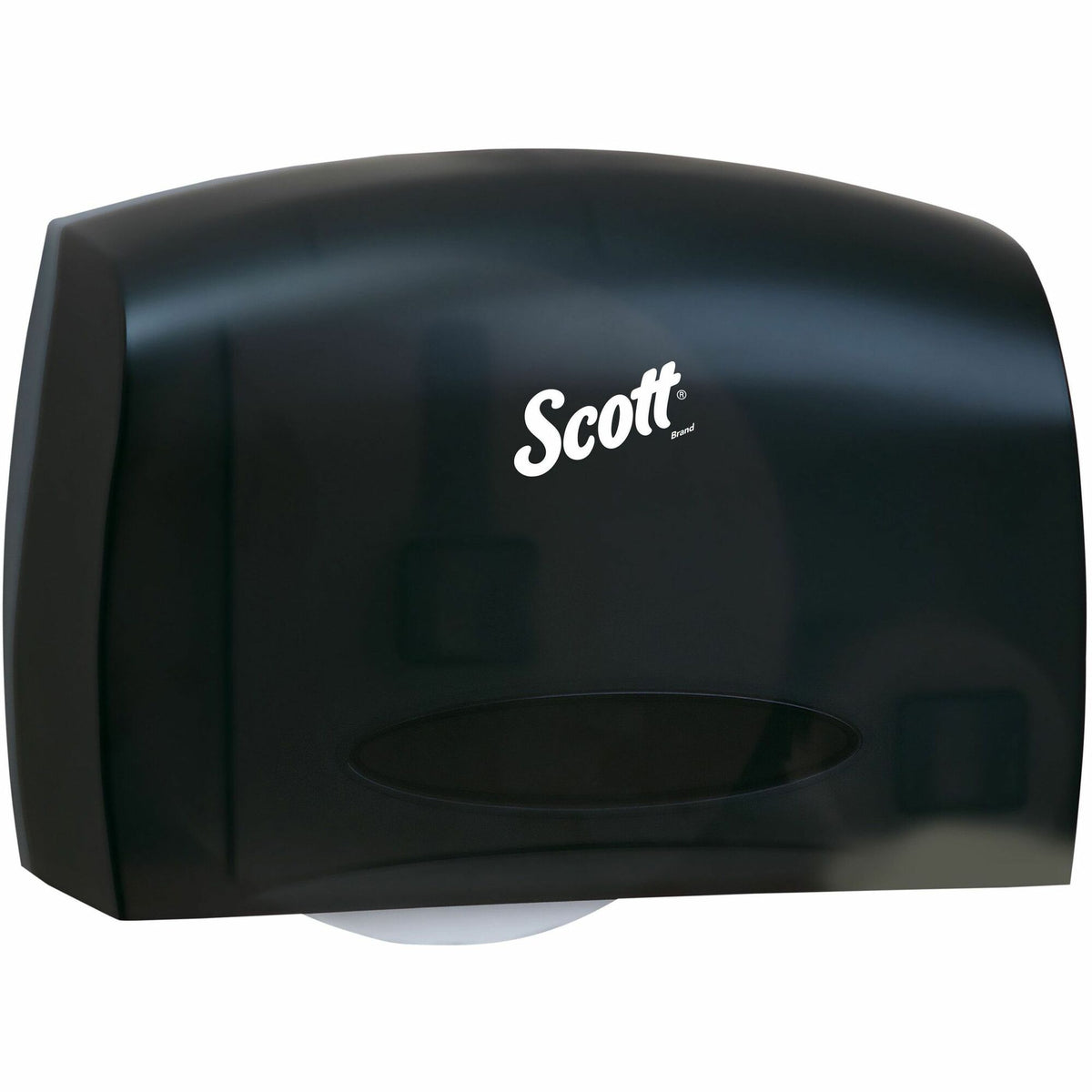 Scott Essential Coreless Jumbo Roll Toilet Paper Dispenser - Coreless Dispenser - 1 x Roll - 9.8" Height x 14.3" Width x 6" Depth - Plastic - Black - Durable - 1 Each