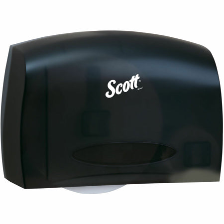 Scott Essential Coreless Jumbo Roll Toilet Paper Dispenser - Coreless Dispenser - 1 x Roll - 9.8" Height x 14.3" Width x 6" Depth - Plastic - Black - Durable - 1 Each