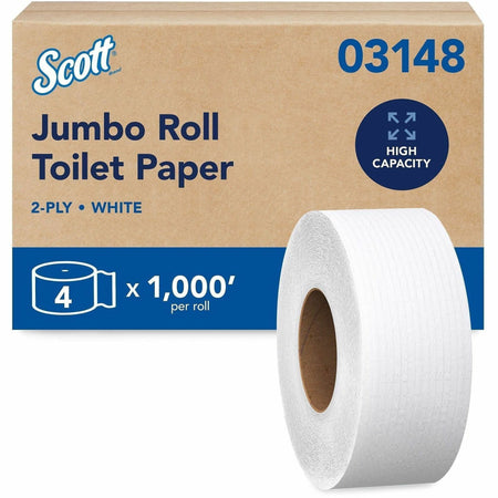 Scott High-Capacity Jumbo Roll Toilet Paper - 2000