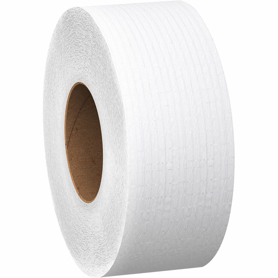 Scott High-Capacity Jumbo Roll Toilet Paper - 2 Ply - 3.50" Width x 1000 ft Length - 9" Roll Diameter - White - Fiber - 4 / Carton