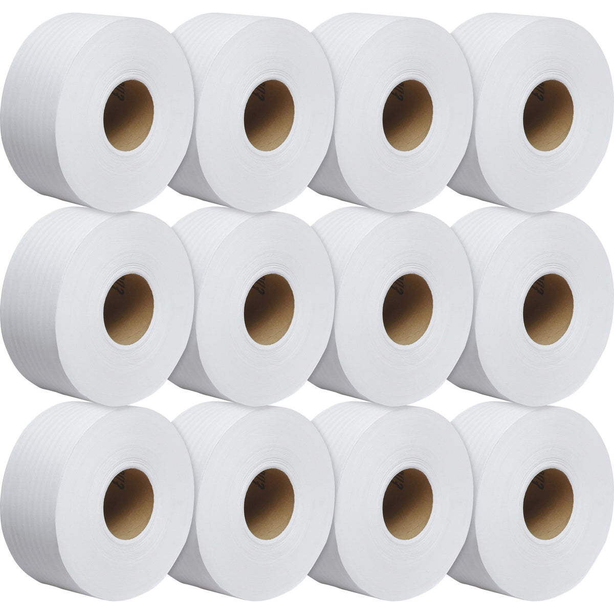 Scott JRT Jr Jumbo Roll Bath Tissue - 1 Ply - 3.55" Width x 2000 ft Length - White - Fiber - 12 / Carton