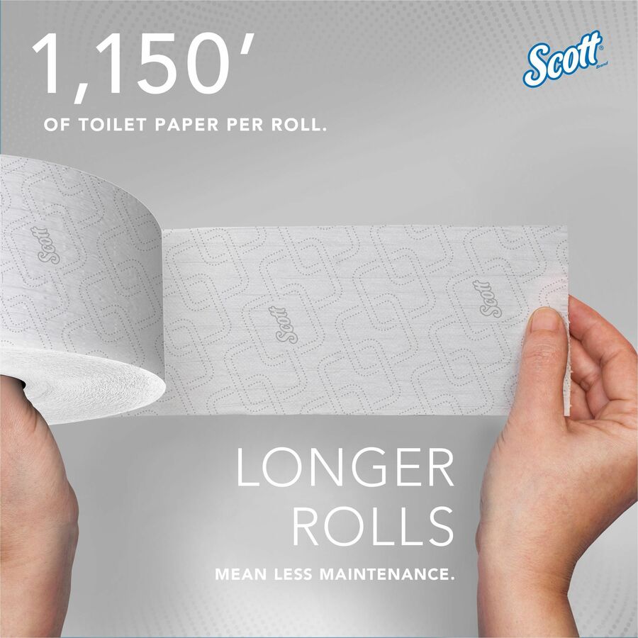 Scott Coreless High-Capacity Jumbo Roll Toilet Paper with Elevated Design - Alternate-Image7