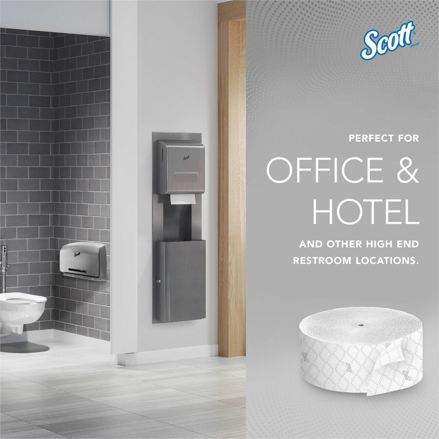 Scott Coreless High-Capacity Jumbo Roll Toilet Paper with Elevated Design - Alternate-Image9