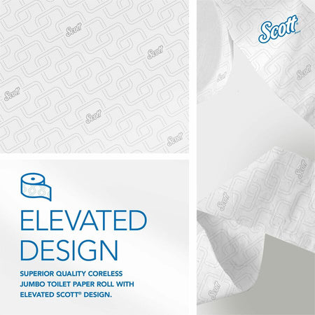 Scott Coreless High-Capacity Jumbo Roll Toilet Paper with Elevated Design - Alternate-Image6