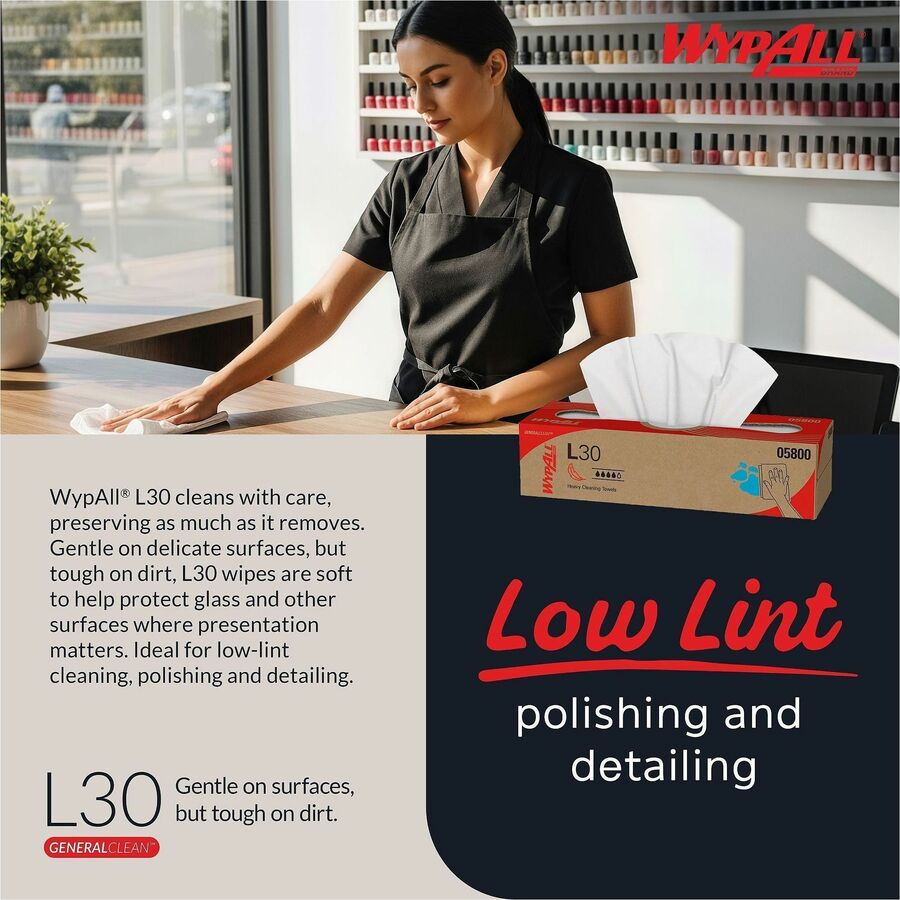 Wypall GeneralClean L30 Heavy Duty Cleaning Towels - Alternate-Image3