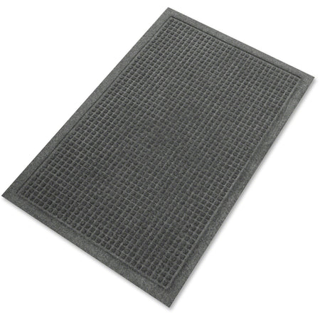Millennium Mat EcoGuard Indoor Wiper Mats - Indoor, Outdoor, Floor, Hard Floor, Carpeted Floor, Entryway, Hallway, Lobby - 60" Length x 36" Width - Rectangular - Polyethylene Terephthalate (PET), Fabric - Charcoal - 1 Each