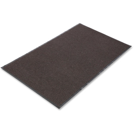 Crown Mats Needle-rib Wiper/Scraper Mat - Indoor - 60" Length x 36" Width x 0.313" Thickness - Rectangular - Polyethylene Terephthalate (PET), Polypropylene, Vinyl - Brown - 1 Each