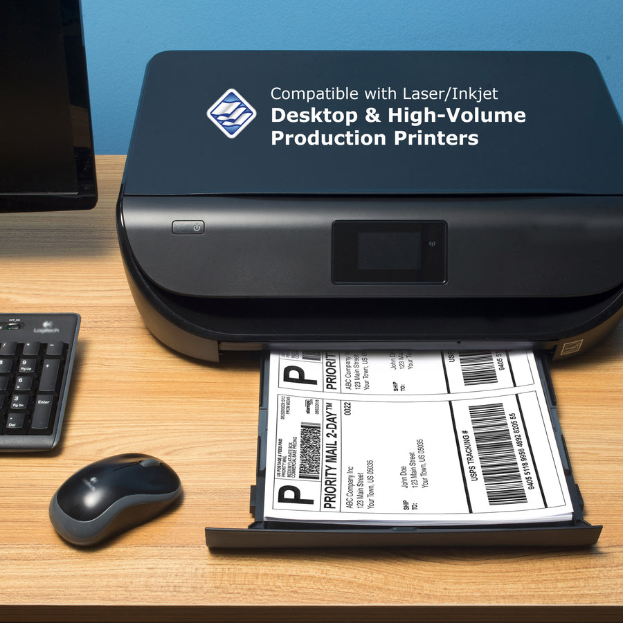 Printworks Perforated Office Paper - Letter - 8 1/2" x 11" - 20 lb Basis Weight - Sustainable Forestry Initiative (SFI) - Perforated - White - 500 / Ream