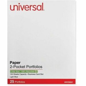 Universal Recycled Pocket Folder - Large