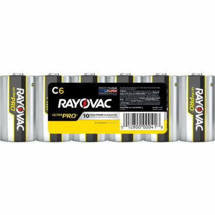 Rayovac Ultra Pro Alkaline C Batteries - Reliable Power for Various Devices - & Battery Chargers