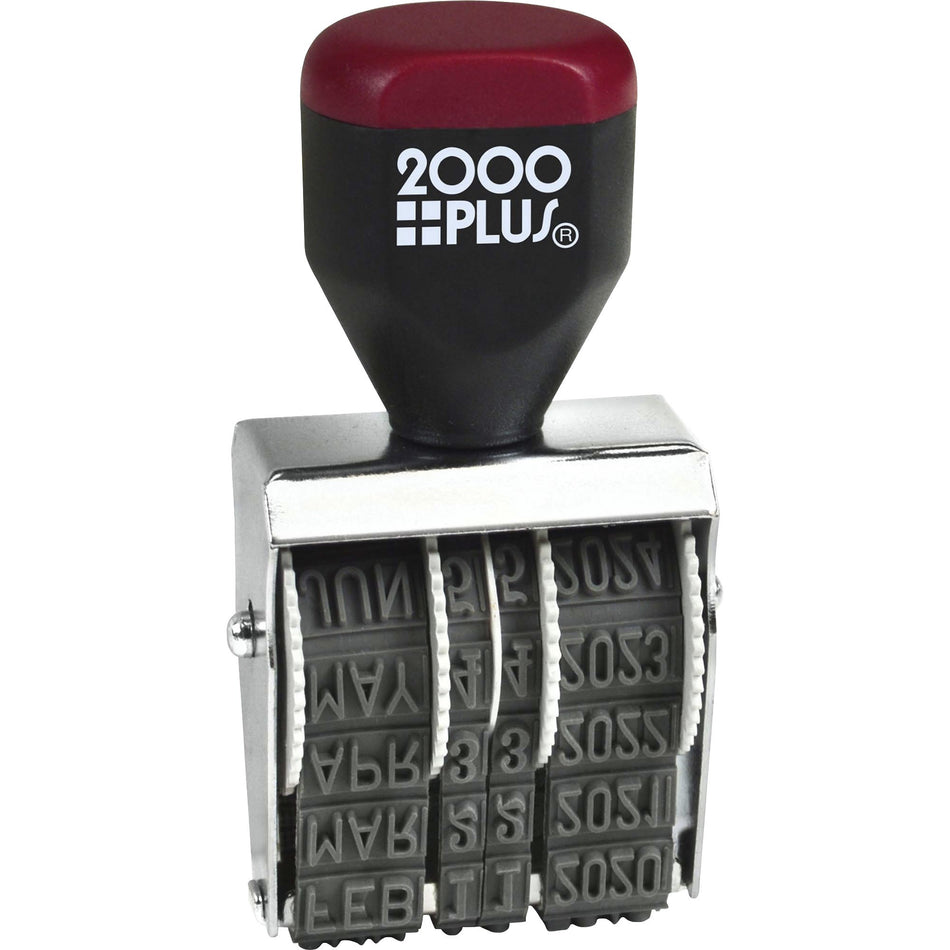 Cosco 2000 Plus Four-band Date Stamp - Date Stamp - 1.38" Impression Width x 0.19" Impression Length - 4 Bands - 1 Each