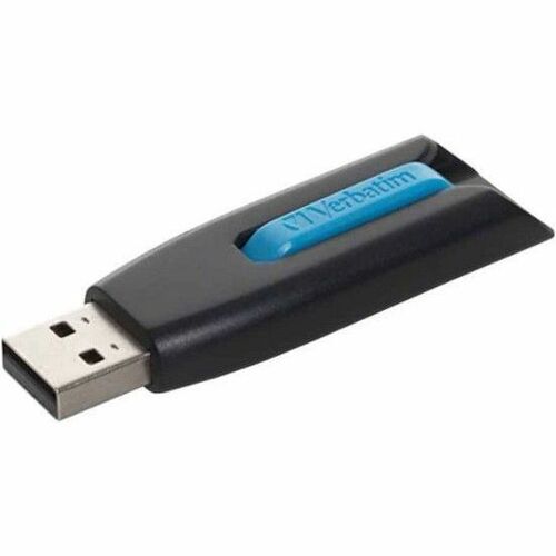 Microban Store 'n' Go V3 USB Drive - 16 GB - USB 3.2 (Gen 1) Type A - Blue, Black - Lifetime Warranty - 1 Each