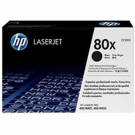 HP 80X Original Laser Toner Cartridge - Black - 1 Each - Large