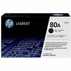 HP 80A (CF280A) Original Standard Yield Laser Toner Cartridge - Single Pack - Black - 1 Each - Large