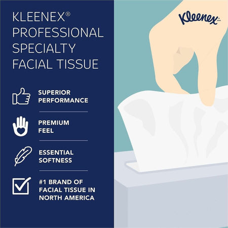Kleenex Professional Facial Tissue in Flat Tissue Boxes - Alternate-Image7