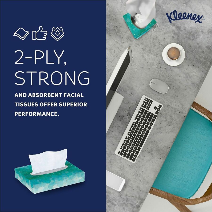 Kleenex Professional Facial Tissue in Flat Tissue Boxes - Alternate-Image3