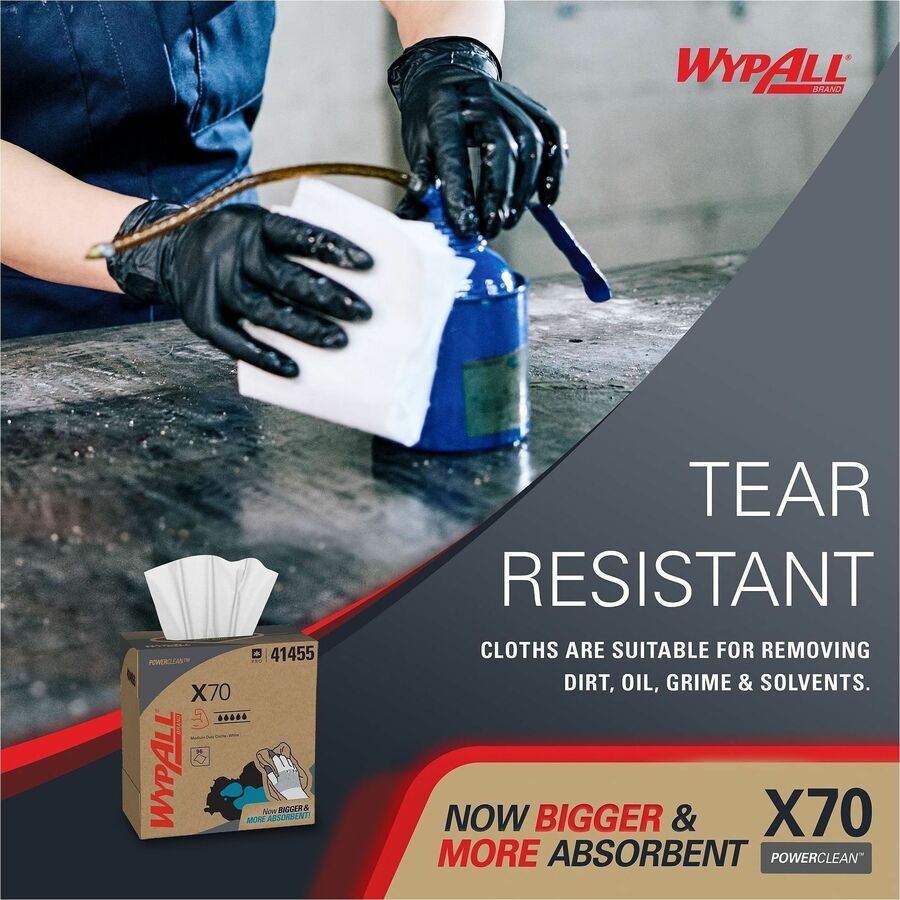 Wypall PowerClean X70 Medium Duty Cloths - Pop-Up Box - Alternate-Image4