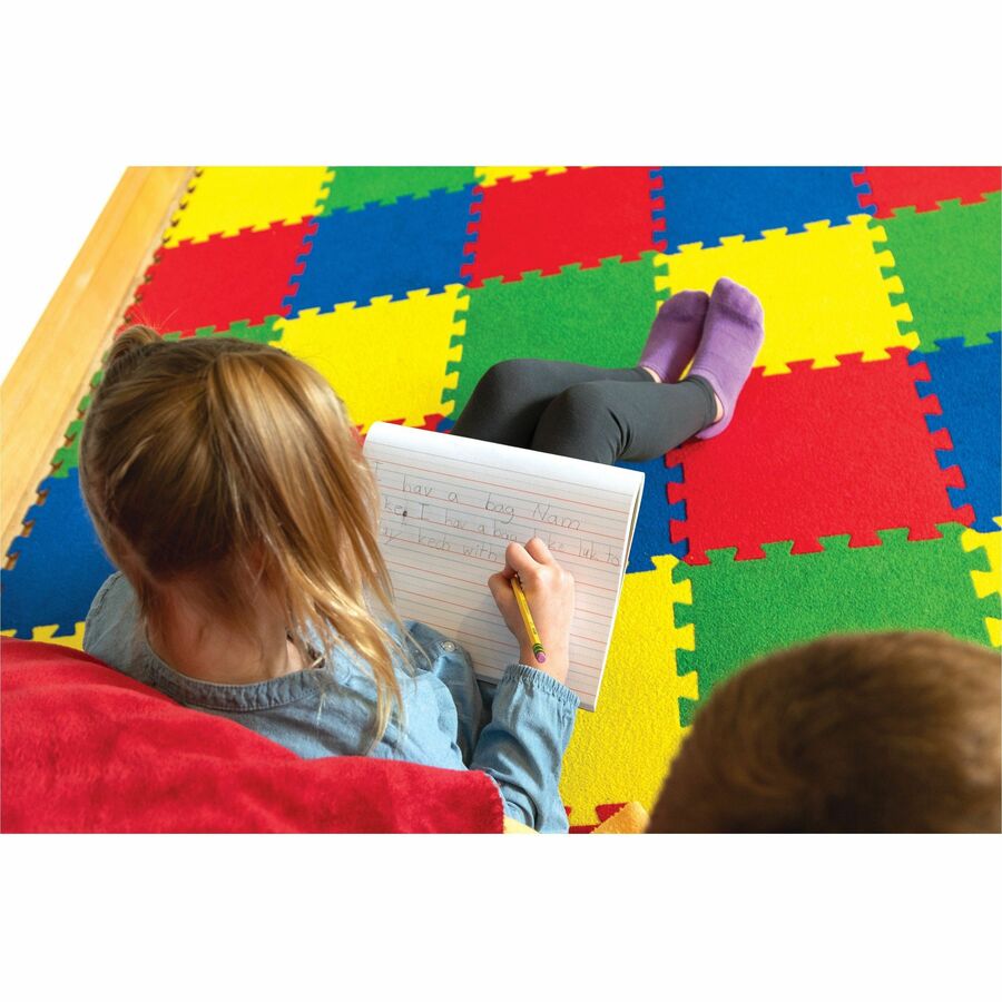 Pacon®  Grades K-1 Multi-sensory Handwriting Tablet - 40 Sheets - Wide Ruled Front Ruling - 8" x 10 1/2" Sheet Size - White Paper - Chipboard Cover - 1 Pad