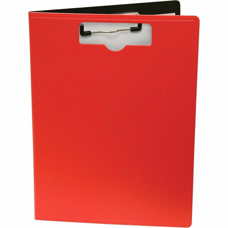 Mobile OPS Portfolio Clipboard Vertical RED (61632) - 0.50" Clip Capacity - Top Opening - 8 1/2" x 11" Sheet Size - Red - 1 Each