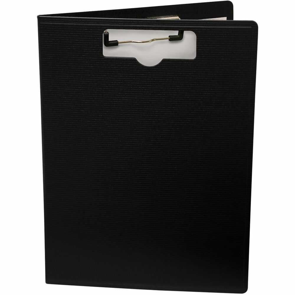 Mobile OPS Portfolio Clipboard Vertical BLACK (61634) - 0.50" Clip Capacity - Top Opening - 8 1/2" x 11" Sheet Size - Black - 1 Each